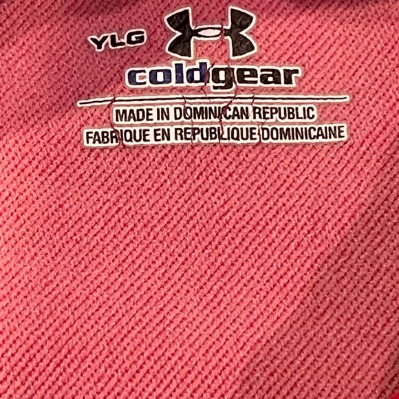 🔴UNDER ARMOUR ColdGear Shirt (YL, Red) - Picture 3 of 4